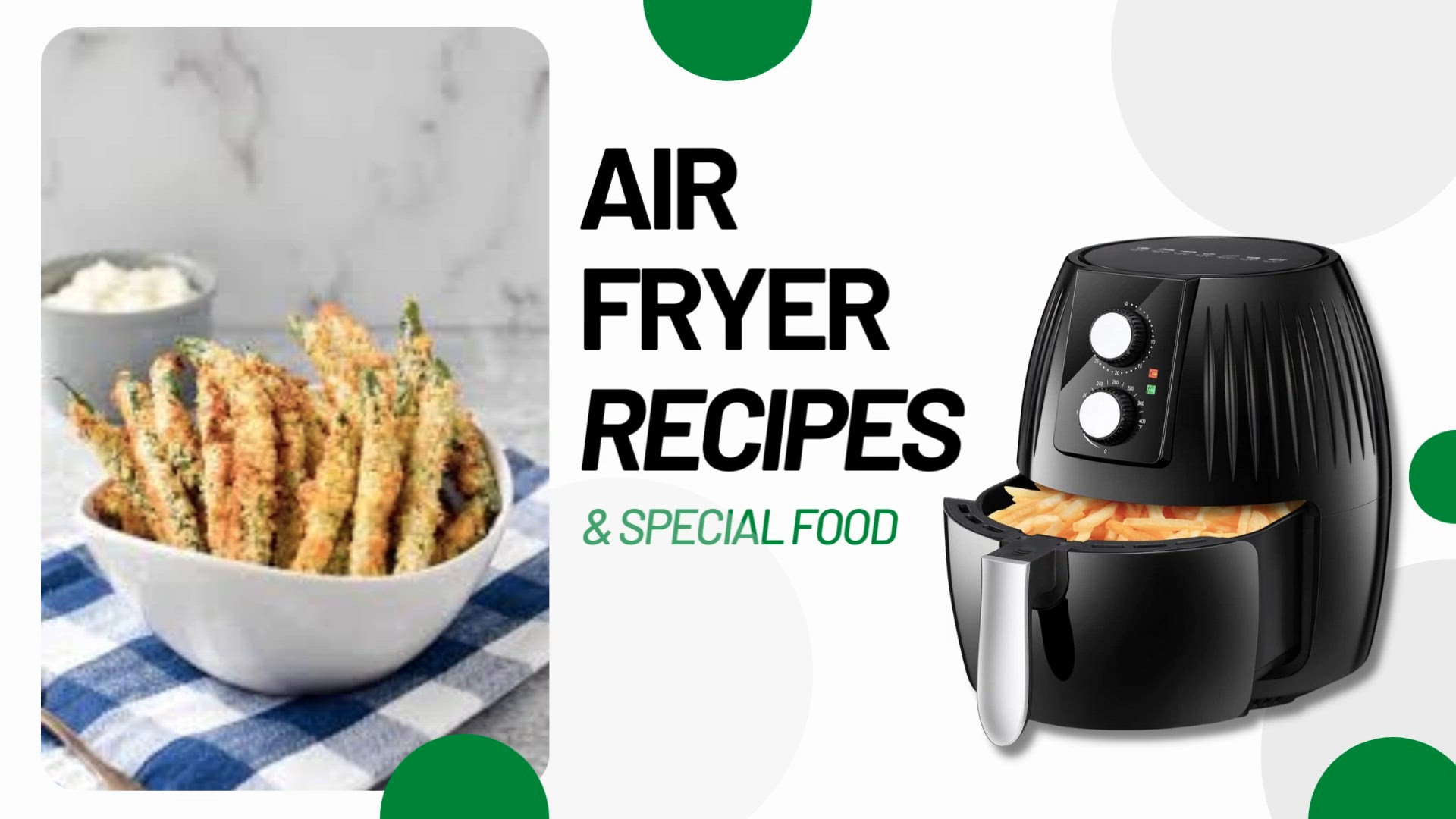 'Video thumbnail for Air Fryer Recipe - Garlic Parmesan Green Beans'