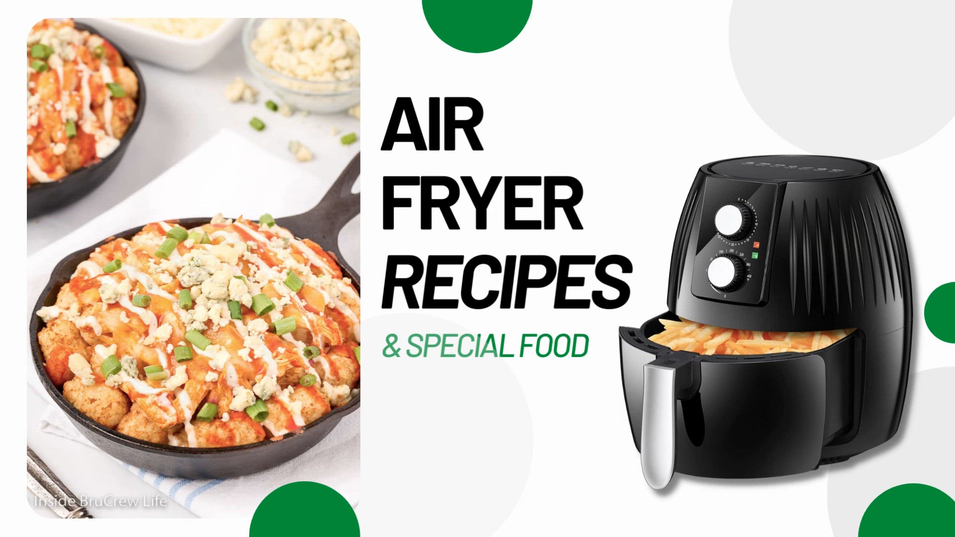 'Video thumbnail for Summer Air Fryer Recipes - Buffalo Chicken Totchos'