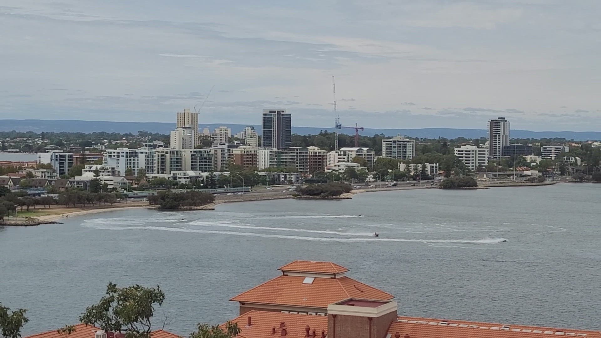 Video thumbnail for Jetskis from a distance on Swan River