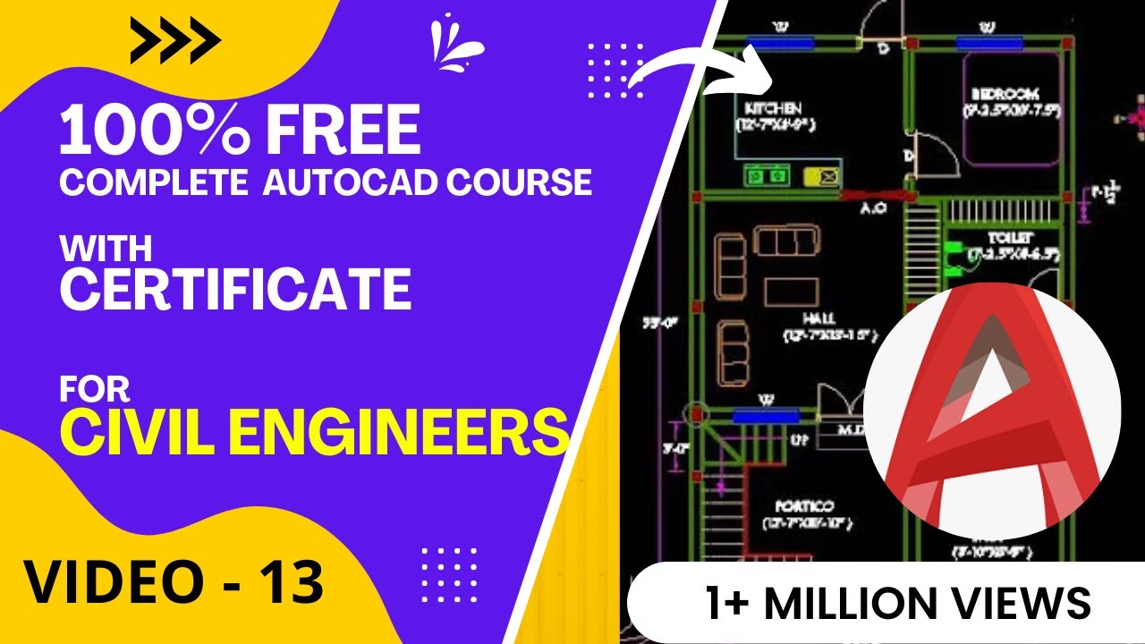Video thumbnail for Starting of Project in Autocad (Video-13) | Complete autocad tutorial for Civil Engineers