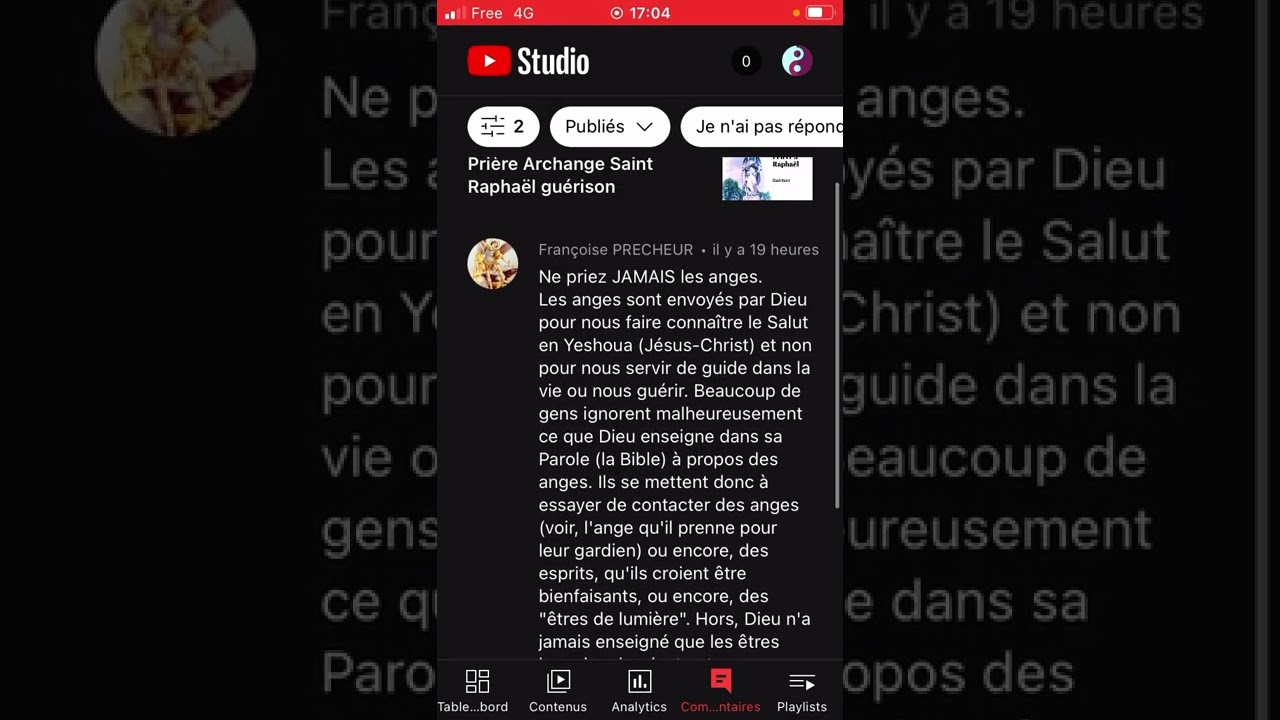 'Video thumbnail for Faut il prier les anges et les archanges ?'