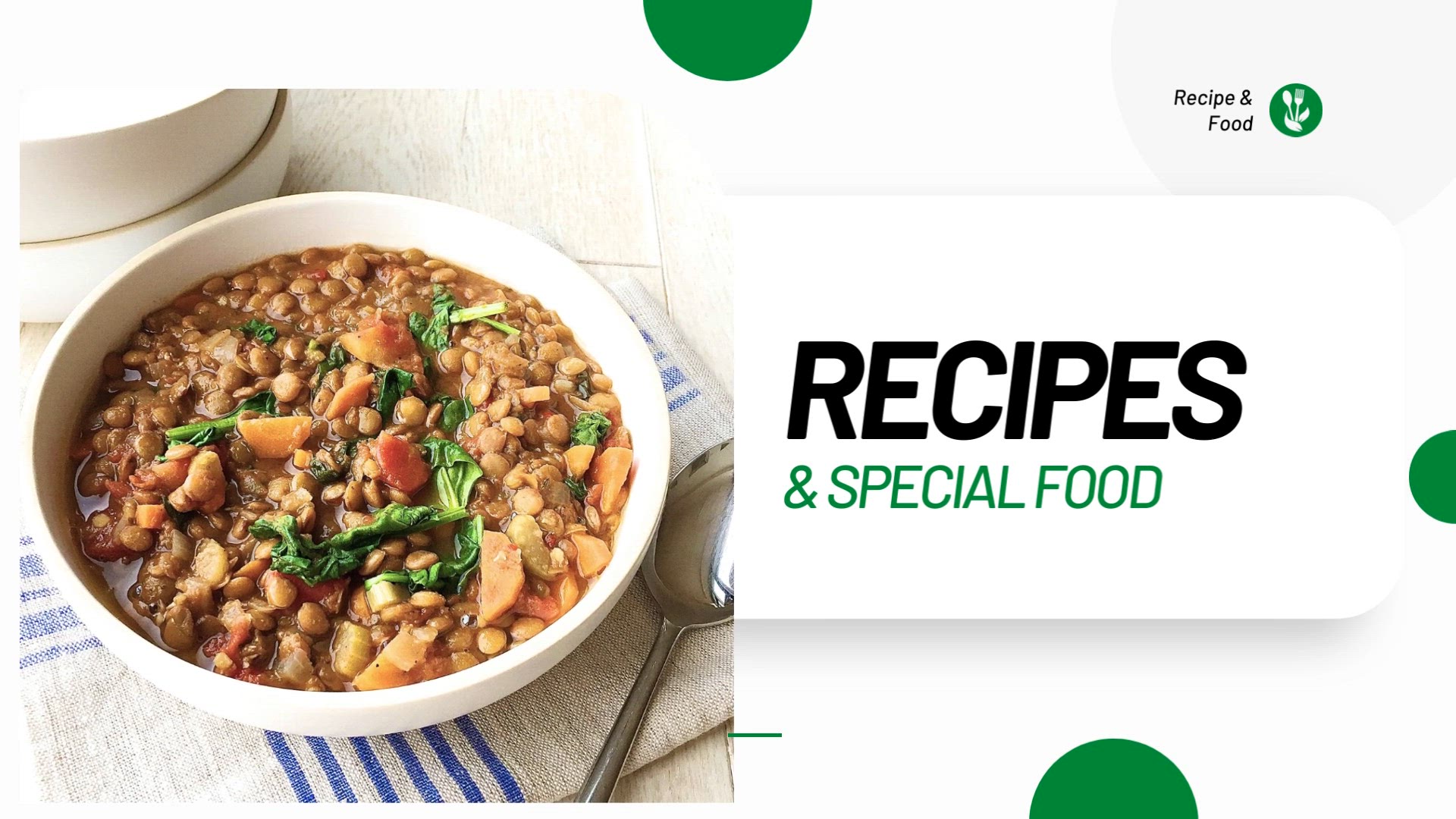 'Video thumbnail for Healthy Lentil soup with spinach and carrots Recipe'