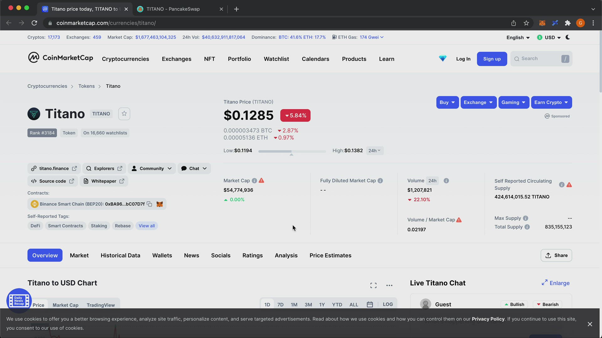 'Video thumbnail for How To Add TITANO To Metamask And Pancakeswap'