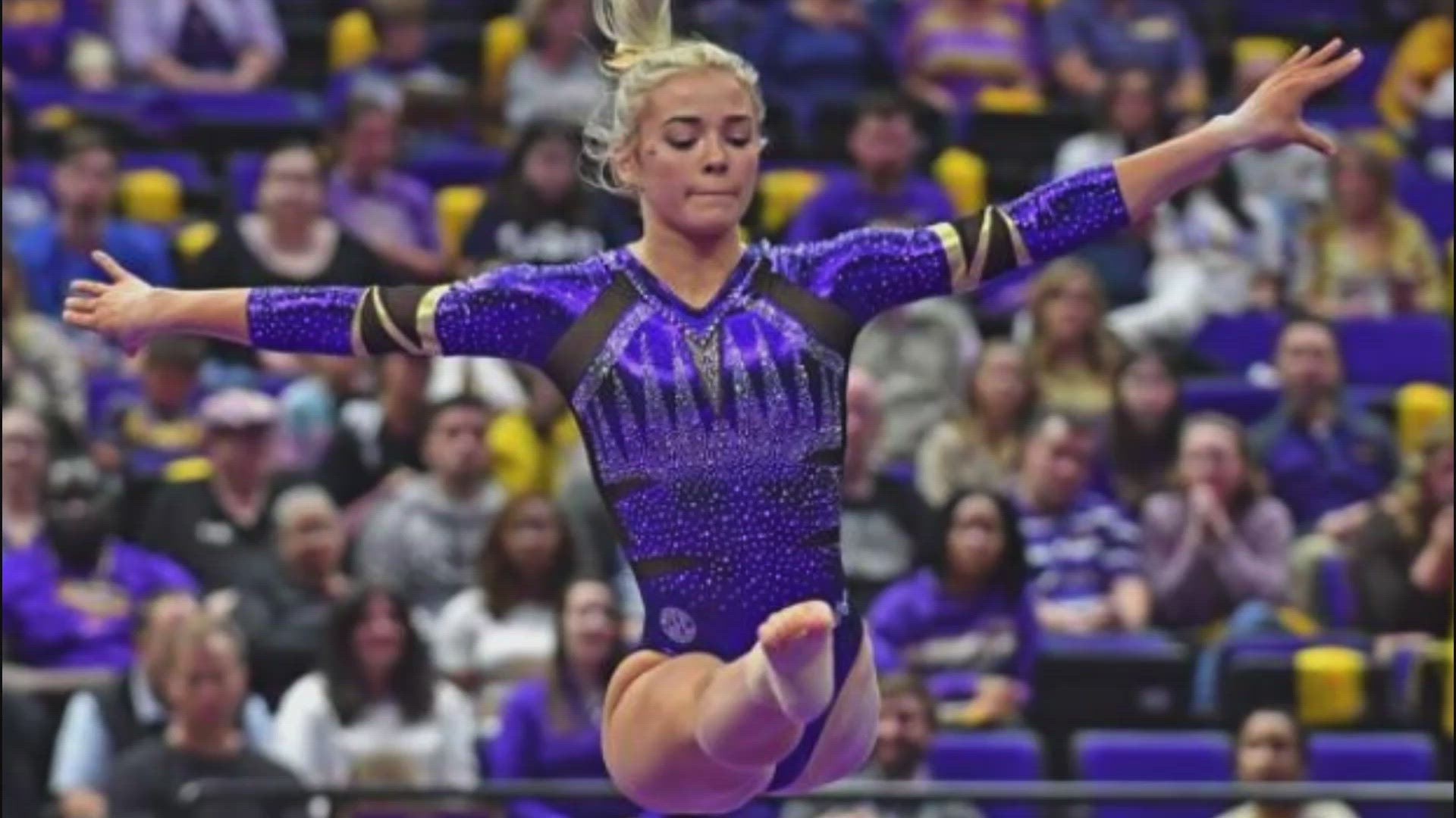 'Video thumbnail for Olivia Dunne lsu Gymnastics'