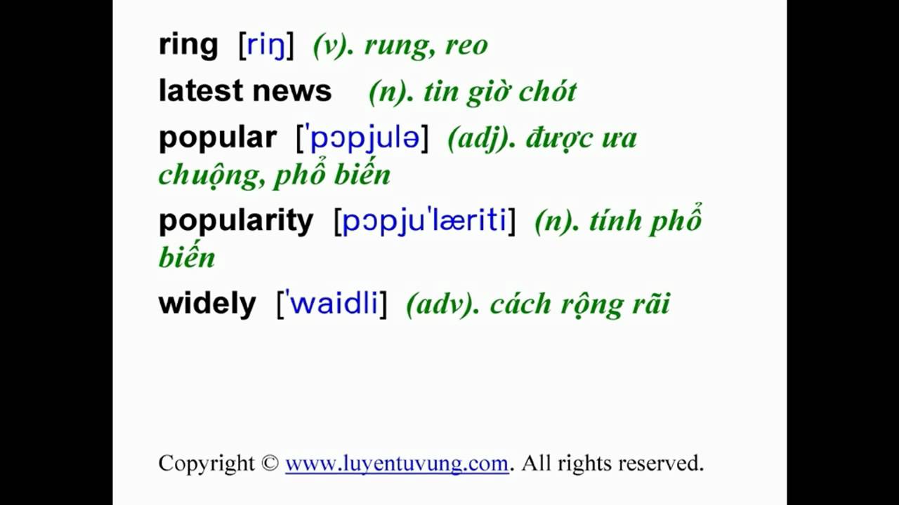 'Video thumbnail for Learn English Vocabulary - Grade 9 - Unit 05 - Lesson 01'