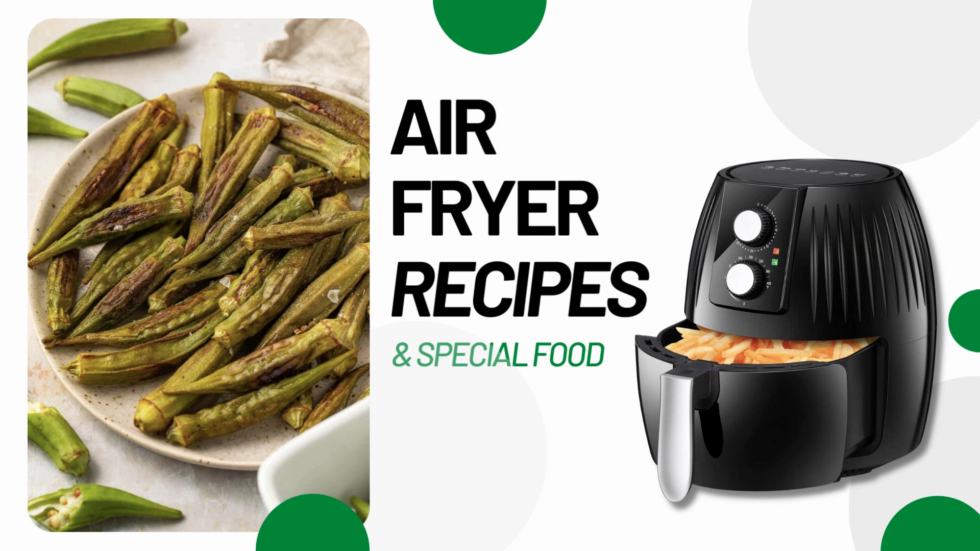 'Video thumbnail for Summer Air Fryer Recipes - Roasted Okra'