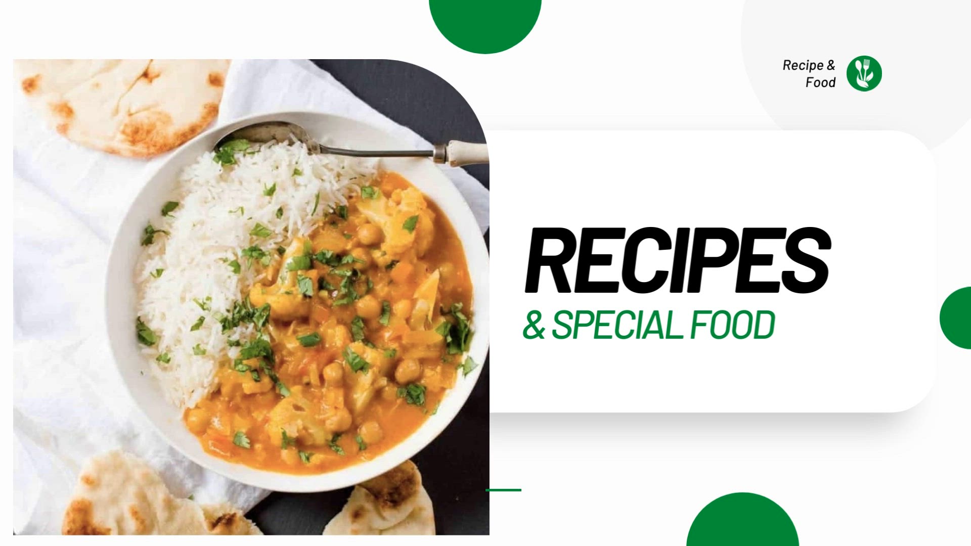 'Video thumbnail for Healthy Recipe - Cauliflower and chickpea curry with naan bread'