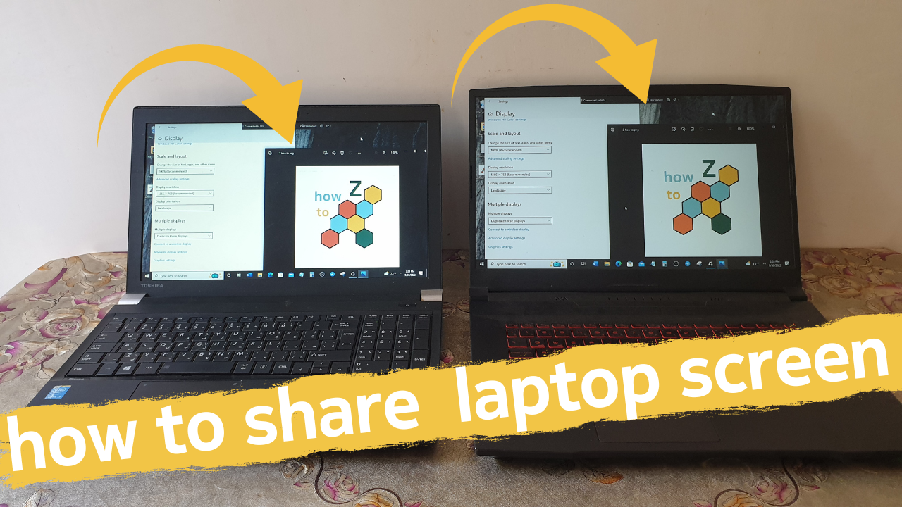Video thumbnail for how to share laptop screen