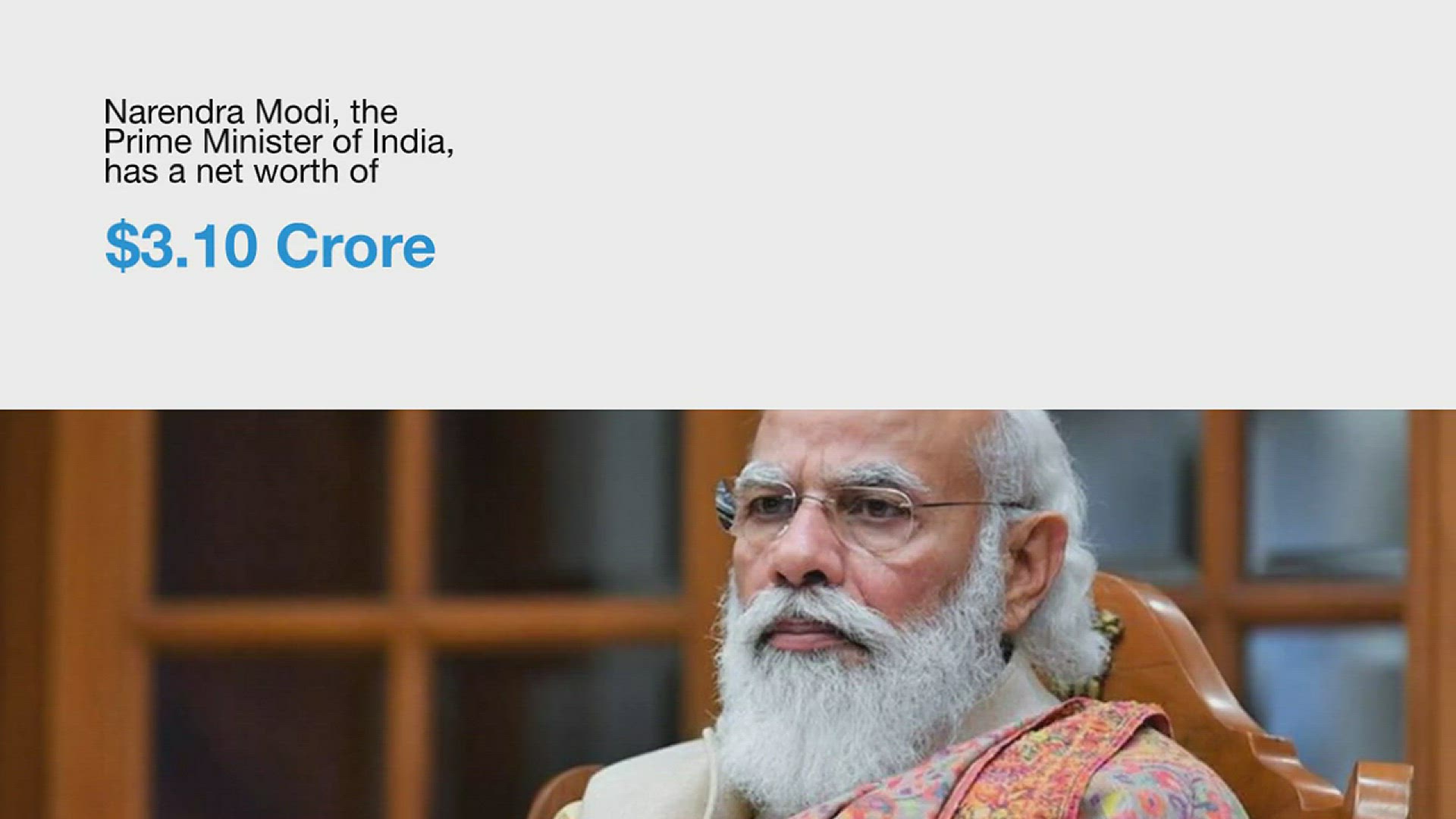 'Video thumbnail for Narendra Modi Net Worth 2023'