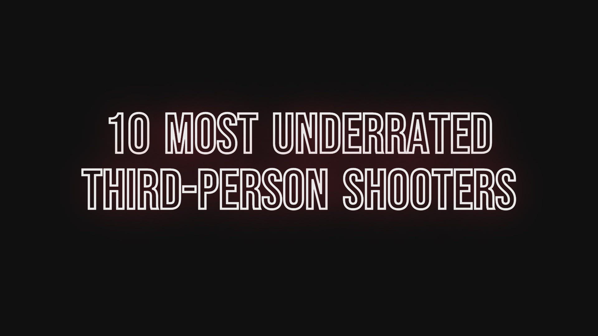 'Video thumbnail for 10 Most Underrated Third-Person Shooters'