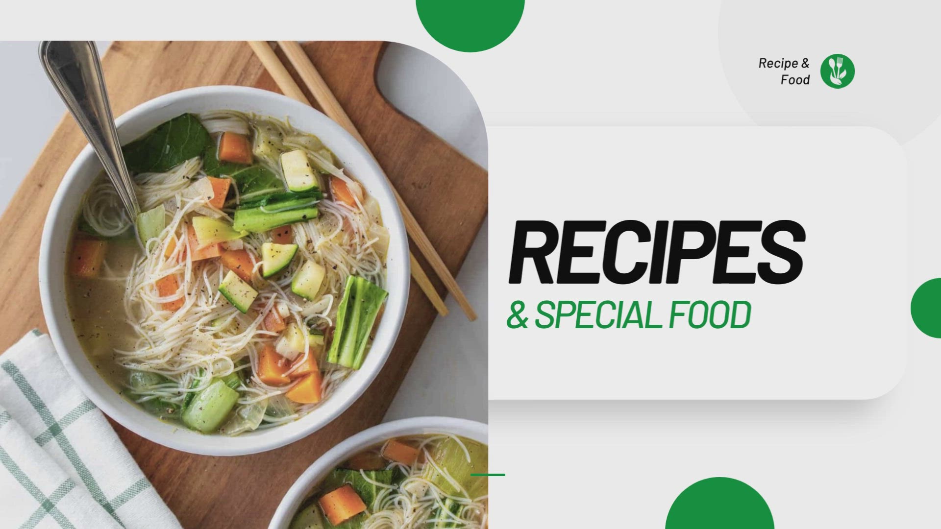 'Video thumbnail for Healthy Dinners - Vegetable Noodle Soup Recipe'