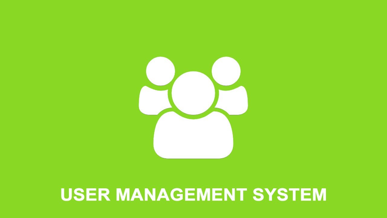 Video thumbnail for User management system