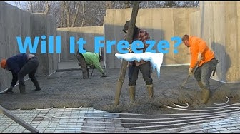 'Video thumbnail for Pouring Concrete Floors In Freezing Temperatures (My Advice)'