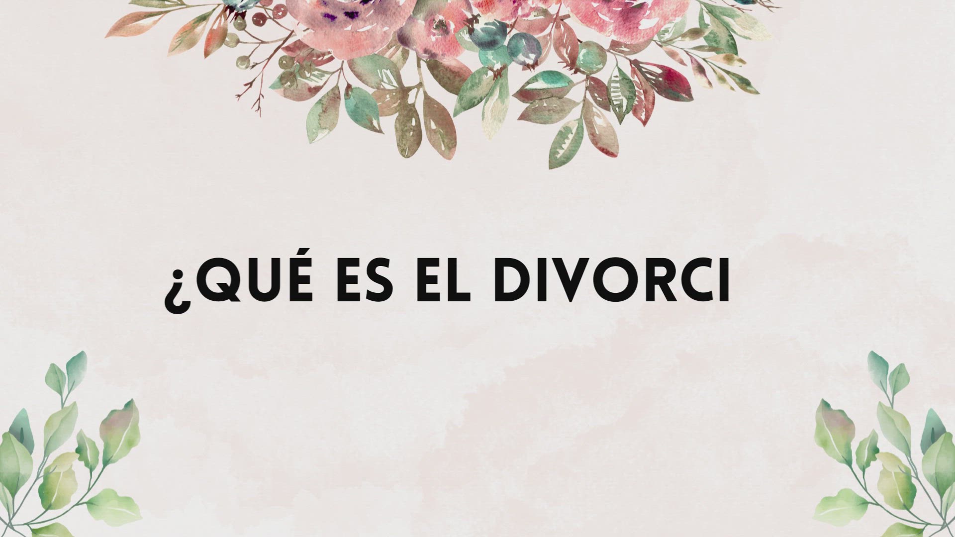 Video thumbnail for ¿Qué es el divorcio?