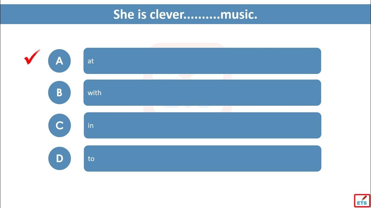 'Video thumbnail for English Prepositions Quiz 45English Verb Tenses: '