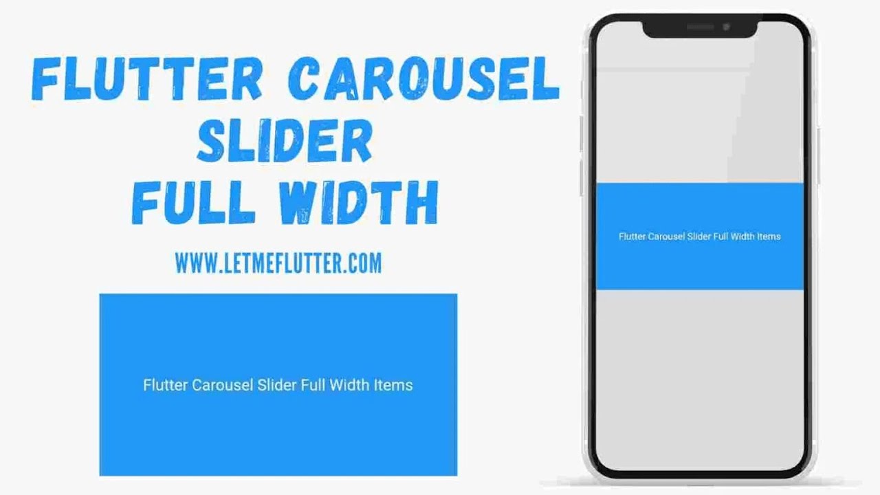 'Video thumbnail for How To Easily Set Flutter Carousel Slider Full Width | Flutter Tutorial | Flutter Widgets 2022'