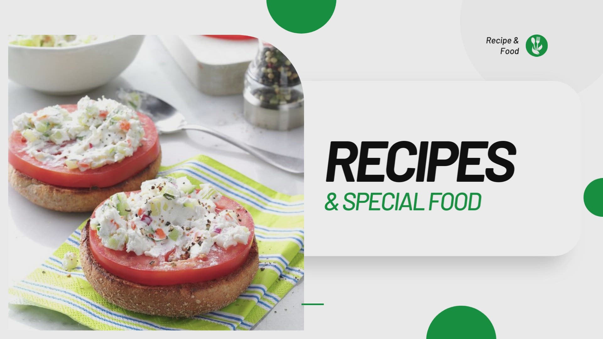 'Video thumbnail for Bagel with a Veggie Schmear Recipe'