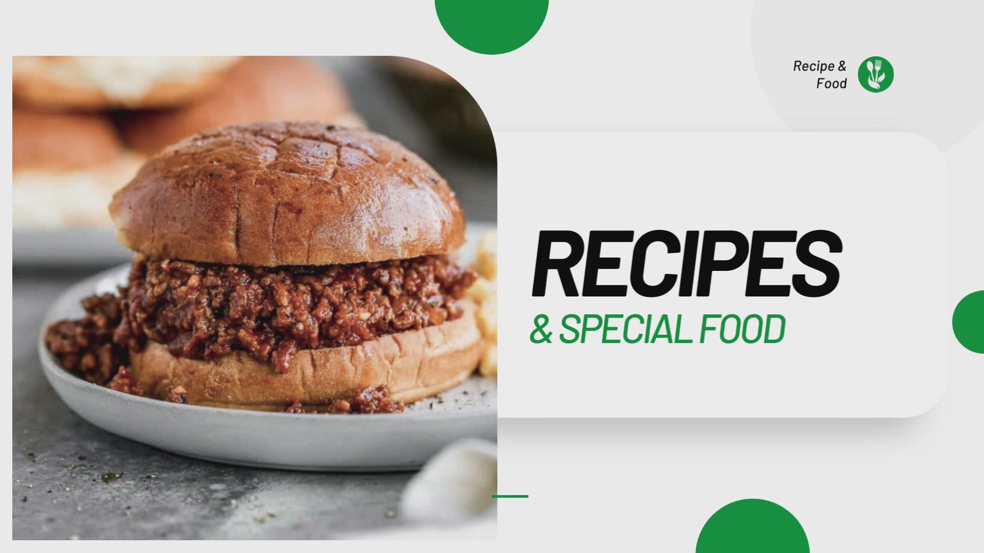 'Video thumbnail for Healthy Dinners - Sloppy Joes Recipe'