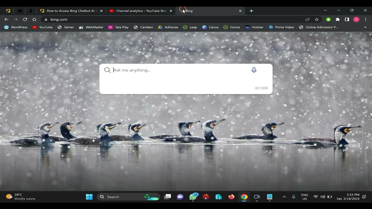 'Video thumbnail for How to Access Bing Chatbot AI on Chrome?'