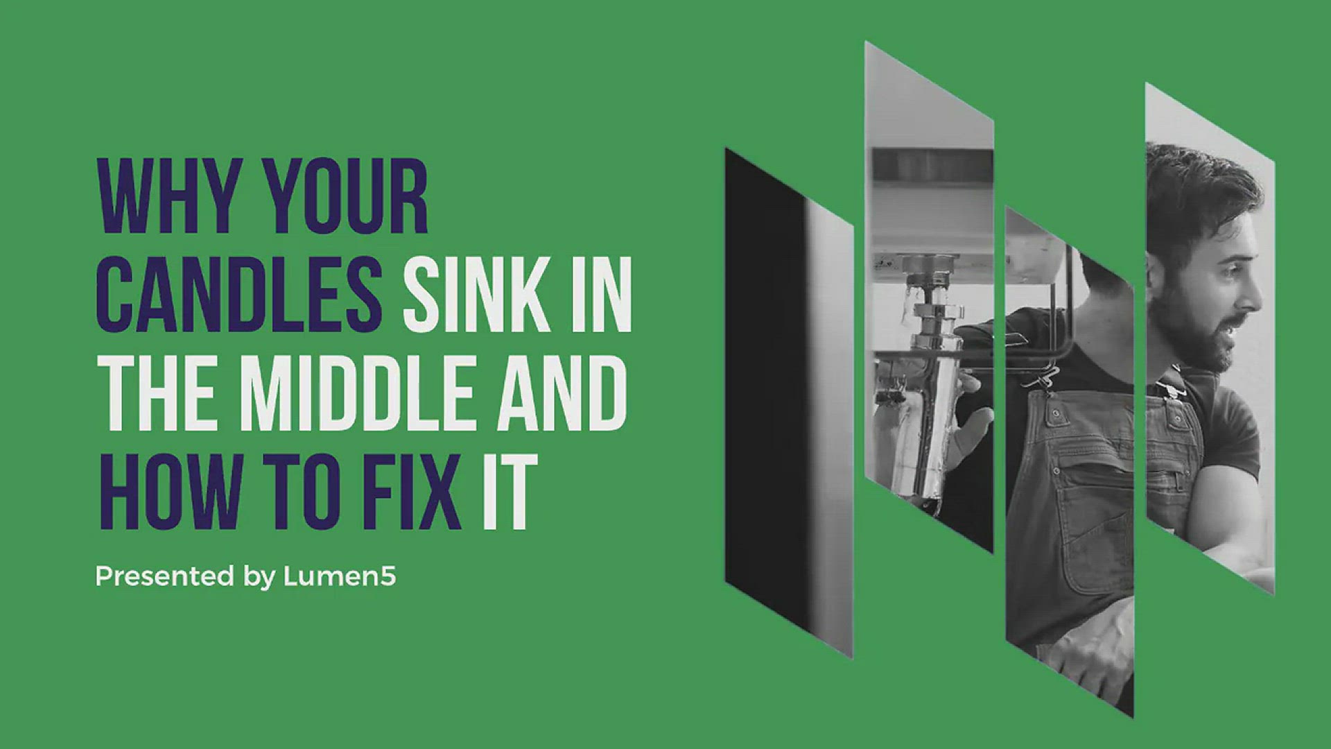 video of: Why do my candles sink in the middle?