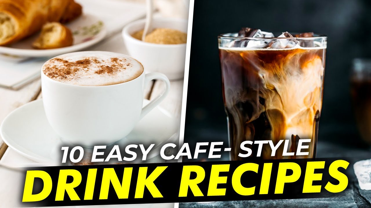 Video thumbnail for 6 EASY CAFE STYLE DRINK RECIPES