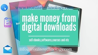 'Video thumbnail for Earn money with digital download step by step guide'