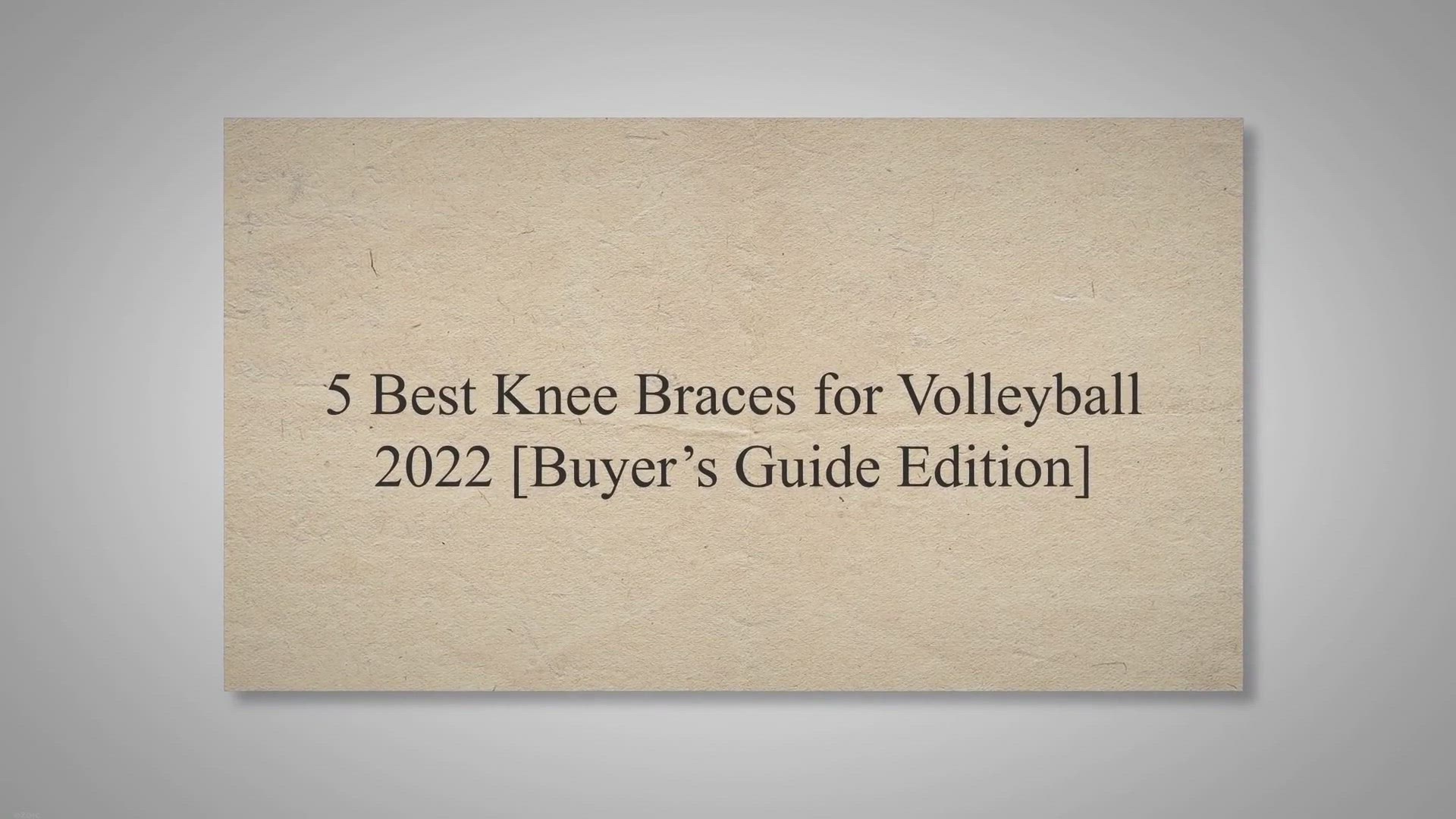 'Video thumbnail for 5 Best Knee Braces for Volleyball 2022 [Buyer’s Guide Edition]'