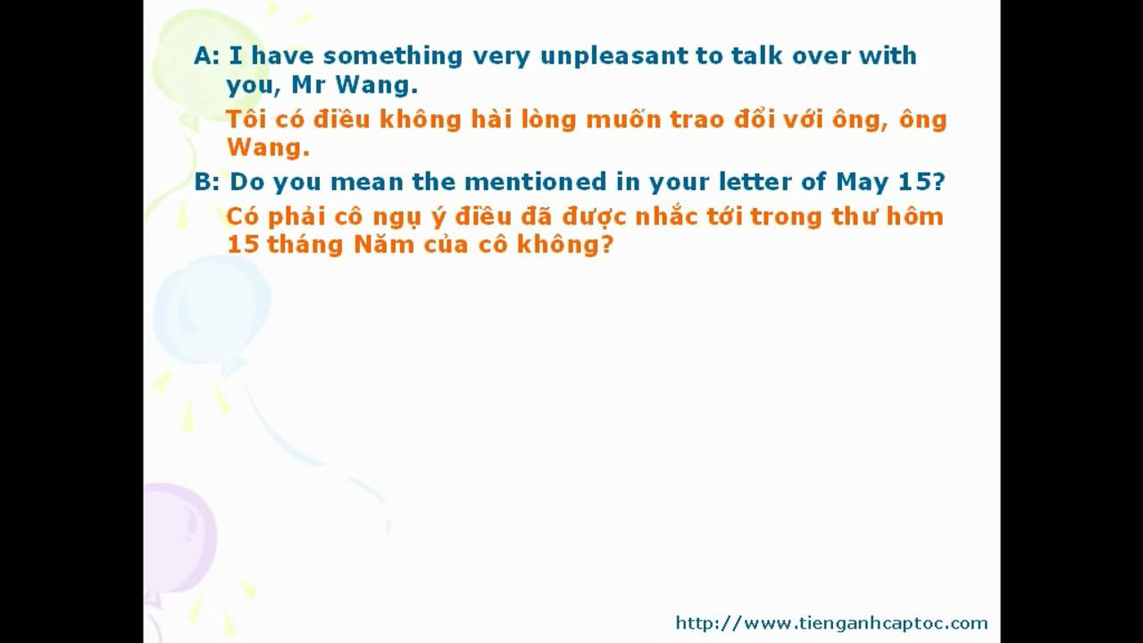 'Video thumbnail for English for Trade, Finance, and Bank Unit 26 - Dialogue 001'