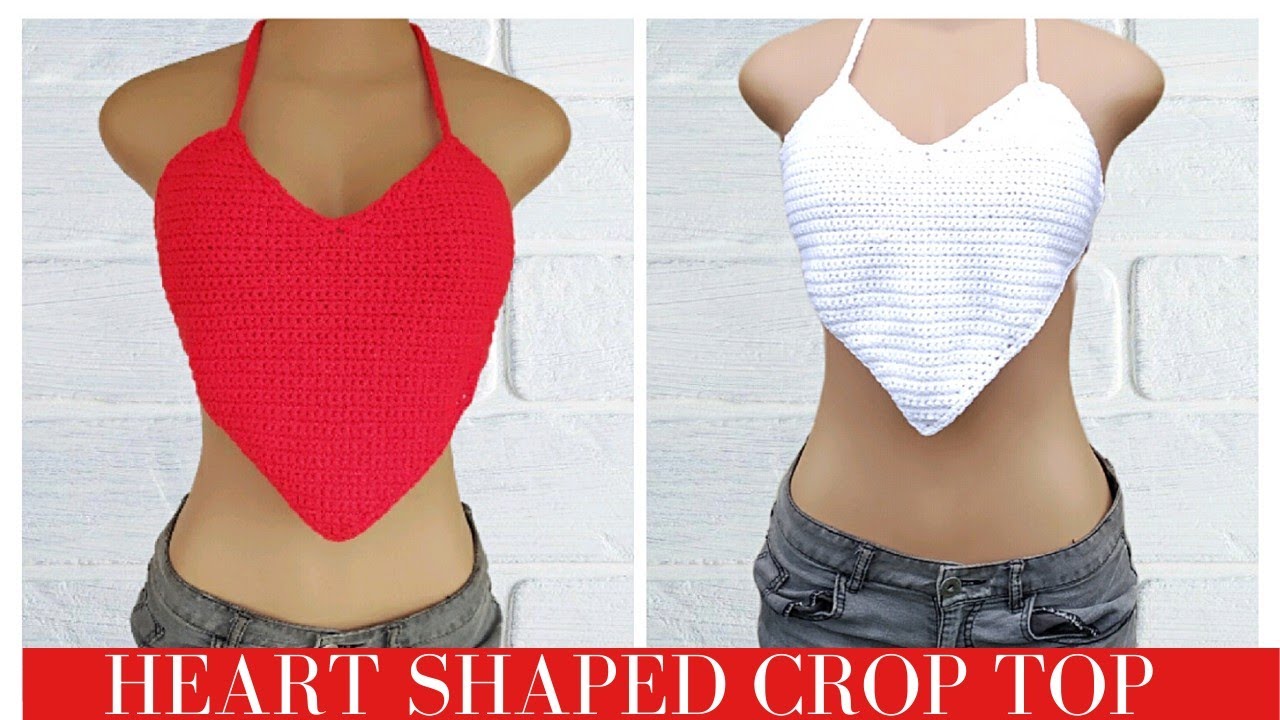 Backless Crochet Heart Halter Top Pattern