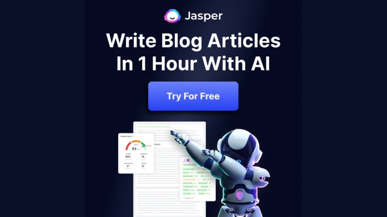 'Video thumbnail for Build a FREE website with Jarvis [Jasper] to Make Money Online Easily | Part 1'