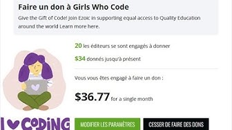 'Video thumbnail for Nous Donnons 100 % De Notre Revenu Passif De Noël à Girls Who Code, Sans Impôt !'