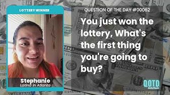 Video thumbnail for Stephanie's starting a business and donating to charity if she wins the lottery!