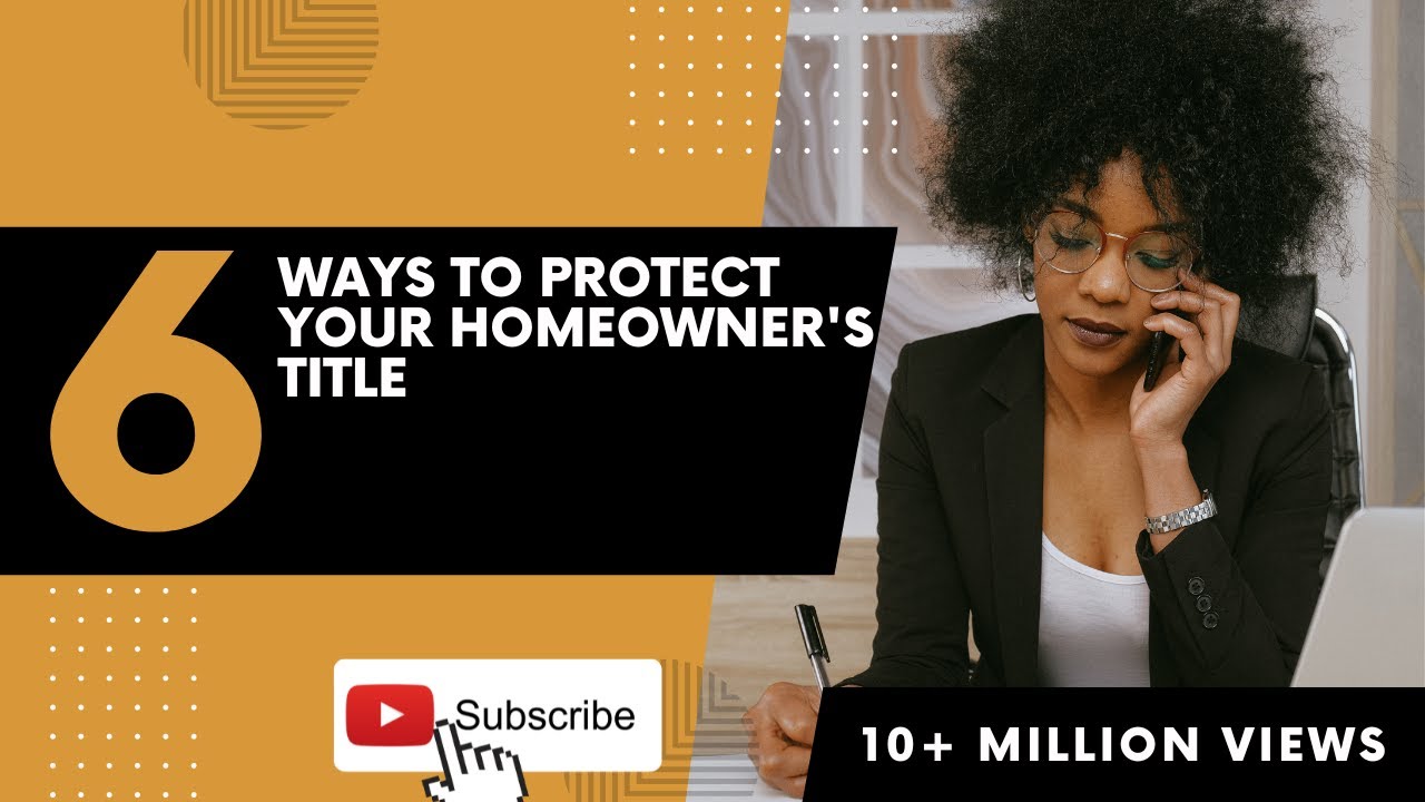 'Video thumbnail for Six Ways to Protect Your Homeowner's Title | Homeowners Title Explained 🏠 #titleinsurance'