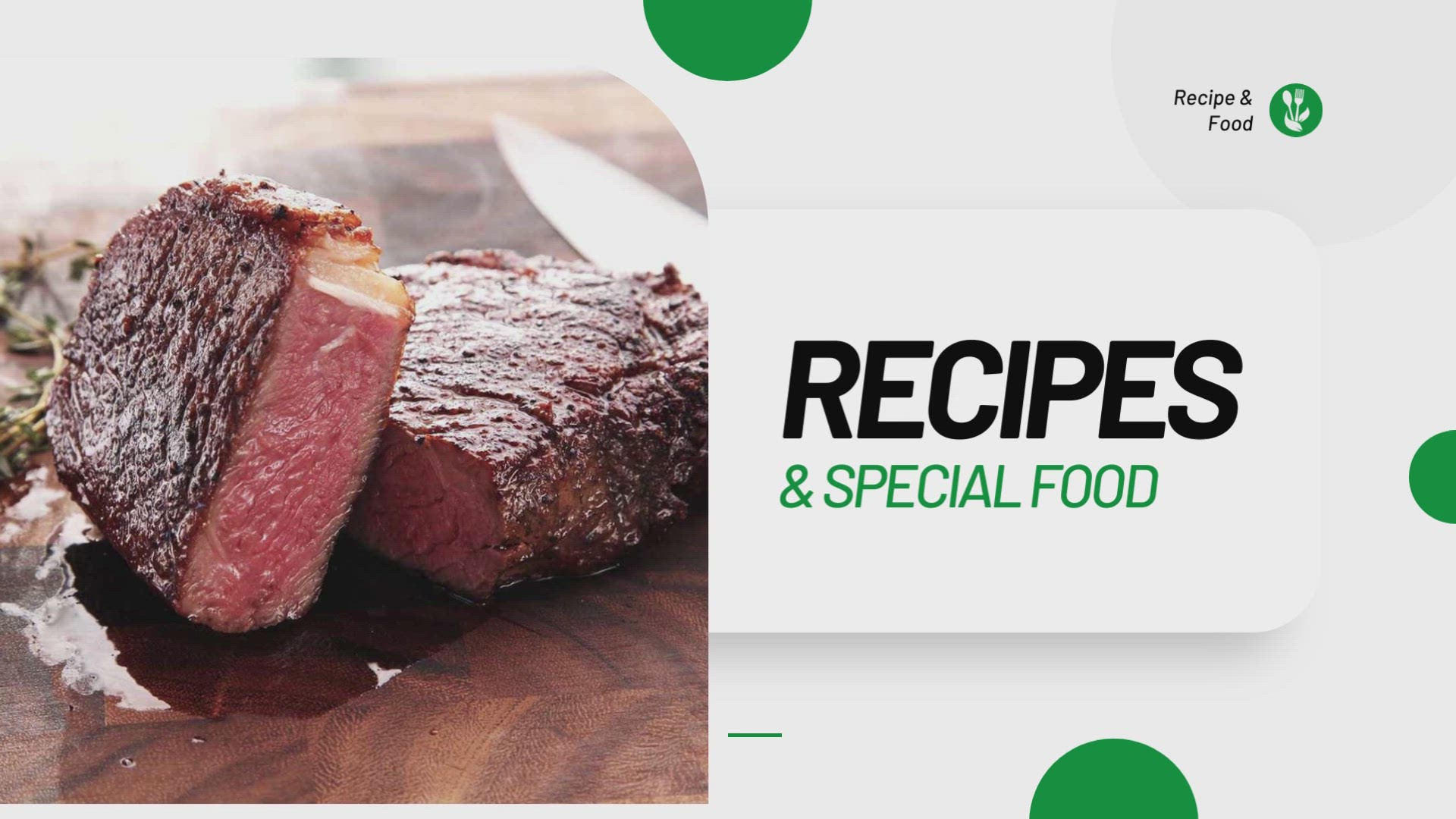 'Video thumbnail for Steak Recipes'