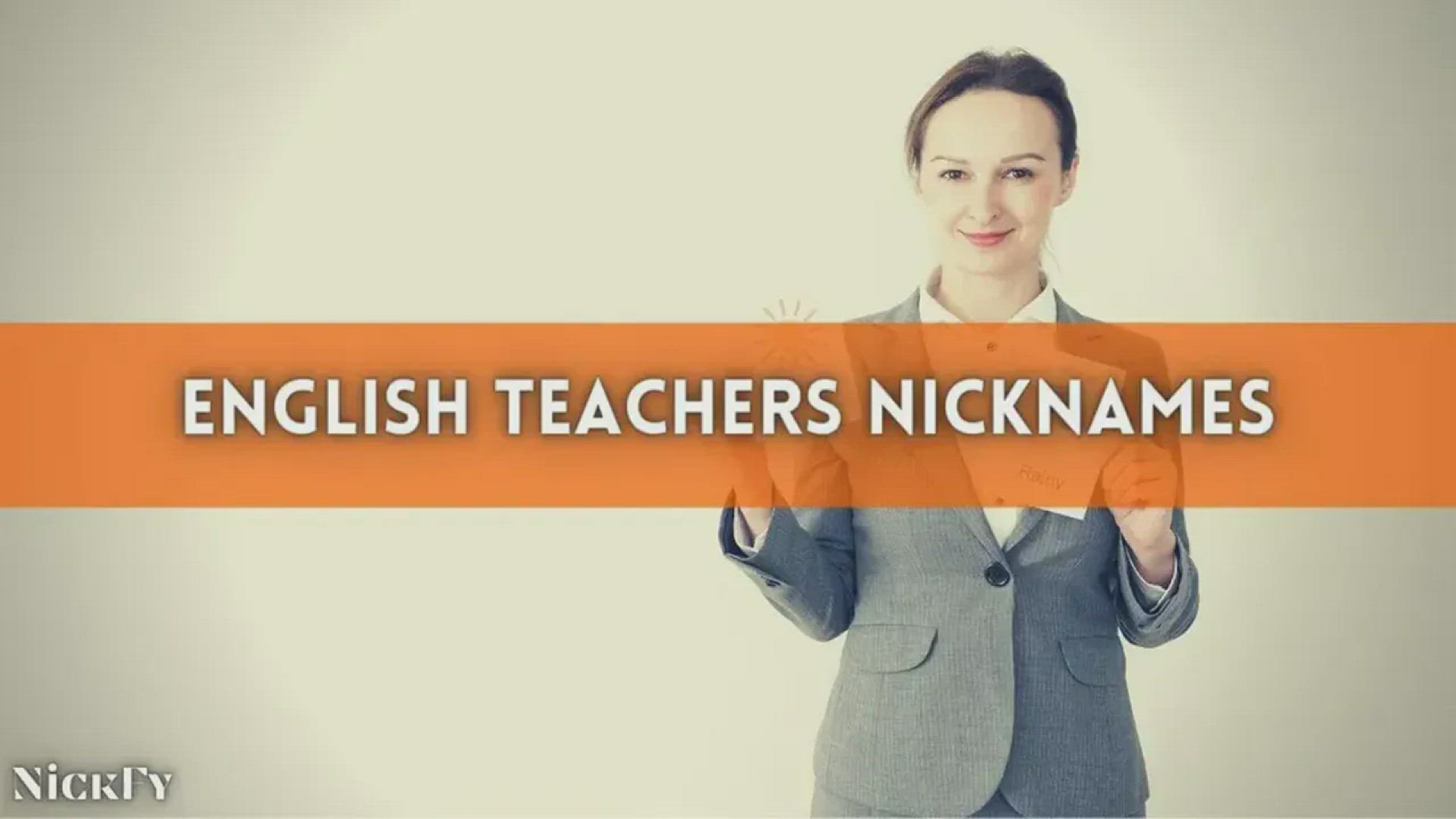 Video thumbnail for English Teacher Nicknames | Hilarious Cool Nicknames For English Teachers