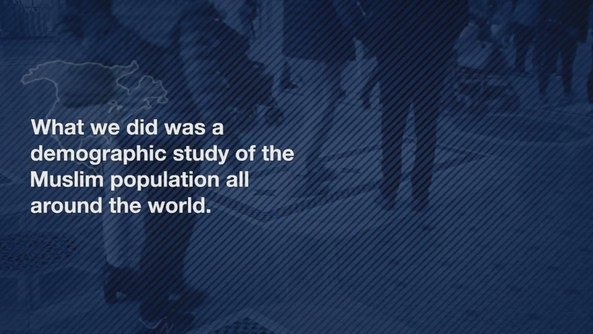 'Video thumbnail for Muslim Population in the United States - Demographic Study'