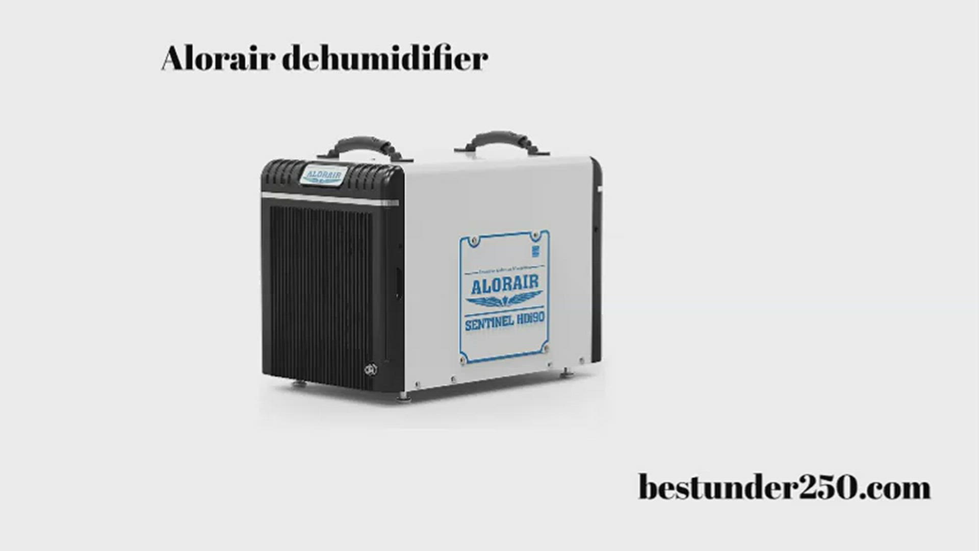 Video thumbnail for Alorair dehumidifier