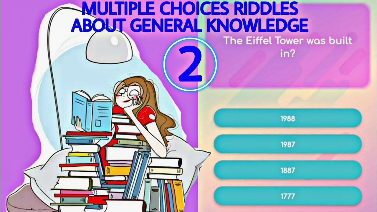 'Video thumbnail for Synthesis of Multiple choice Riddles about General knowledge #2 | Vu Giang Channel'