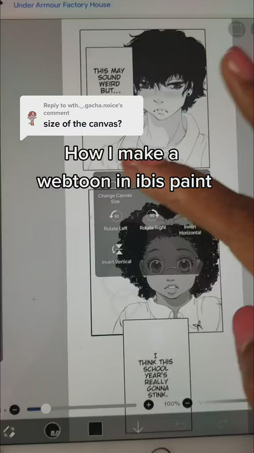 'Video thumbnail for How to make a webtoon in ibis paint'