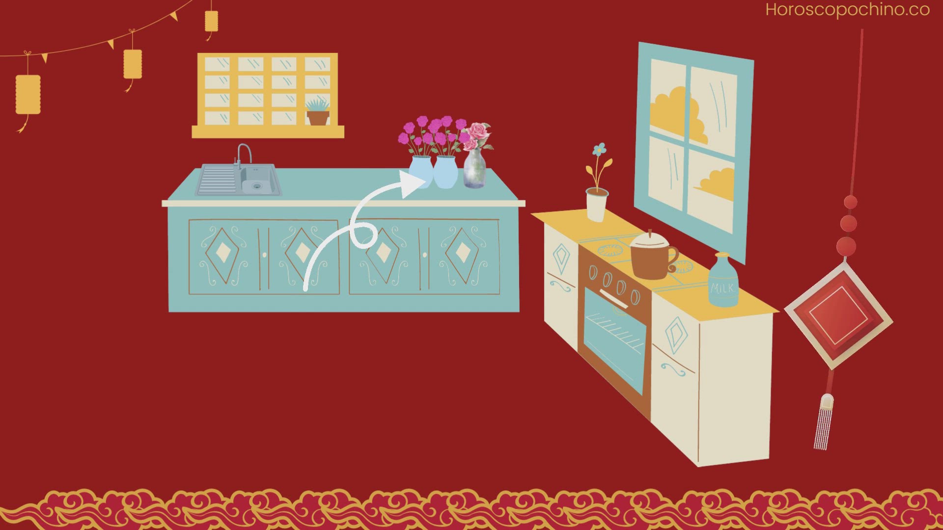 Video thumbnail for Feng shui love corner in the kitchen