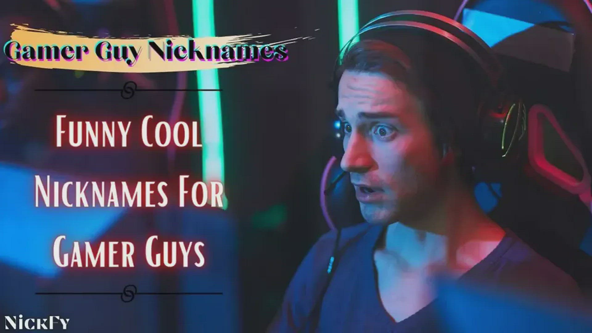 Video thumbnail for Gamer Guys Nicknames | Cool Funny Nicknames For Guy Gamers