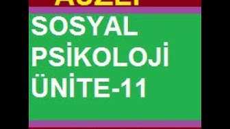 'Video thumbnail for Sosyal Psikoloji Ünite 11 Final Soruları – Öğrenme Yönetim Sistemi   Google Chrome 2020 01 04 16 45'