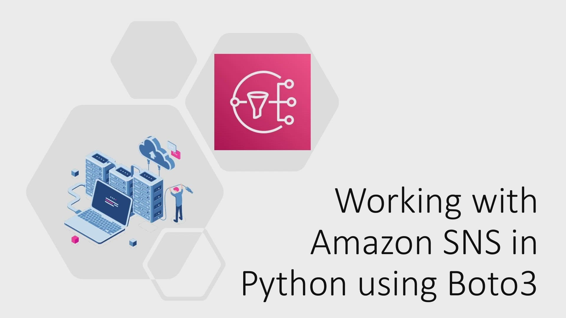 Video thumbnail for Working with SNS in Python using Boto3