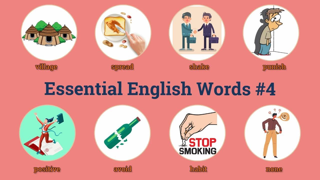 Video thumbnail for Essential English Words with Meaning and Sentences #4