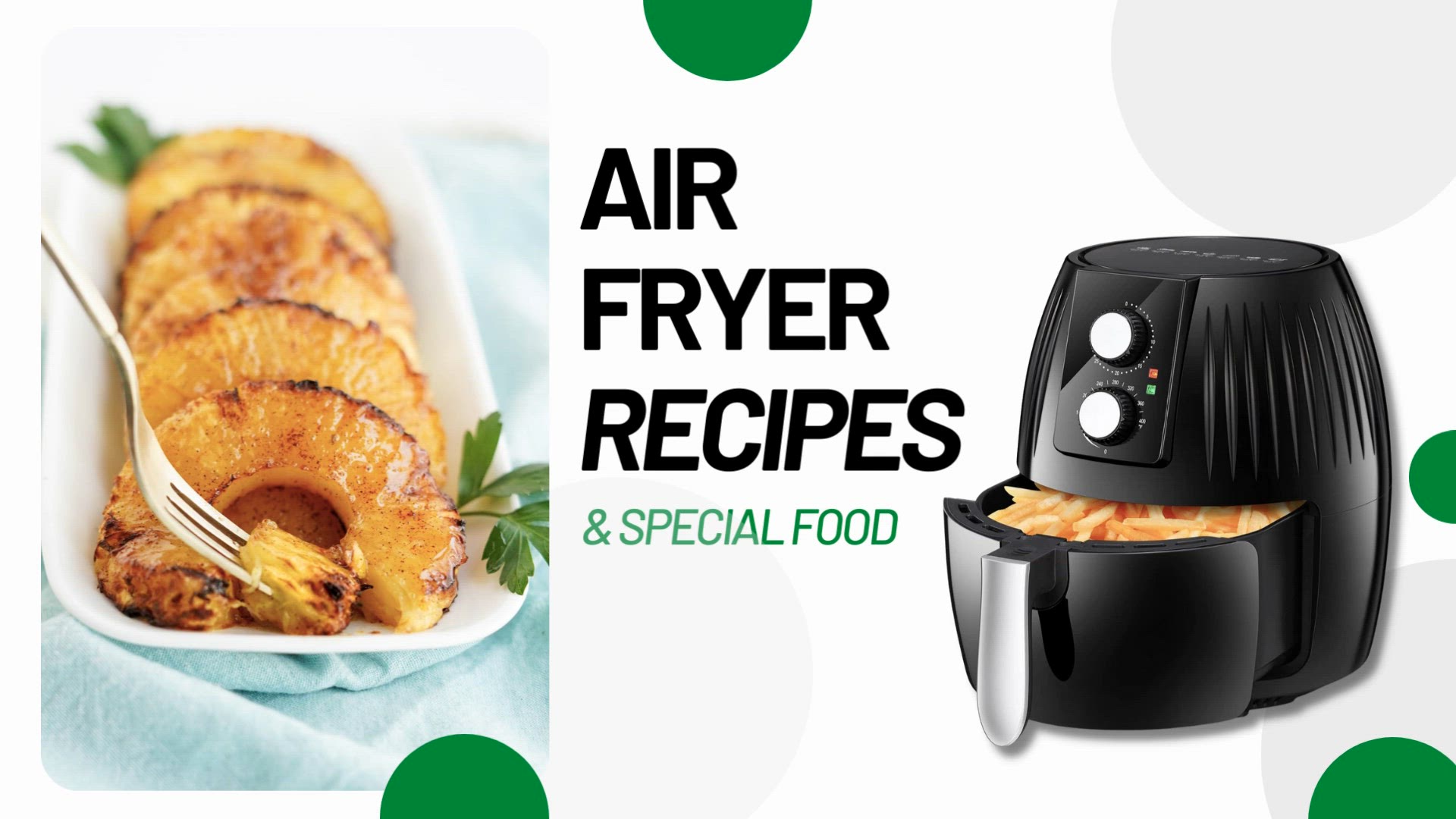 'Video thumbnail for Summer Air Fryer Recipes - Roasted Pineapple'