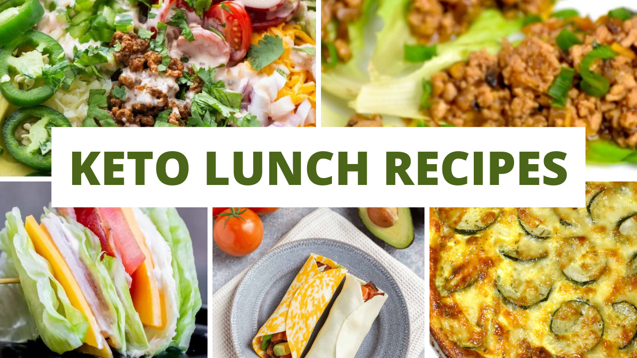 Video thumbnail for keto lunch recipes