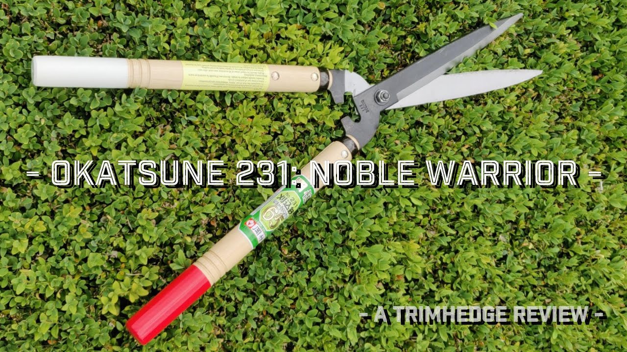 Video thumbnail for Okatsune 231 - Noble Warrior - Garden Shears For Topiary Fans