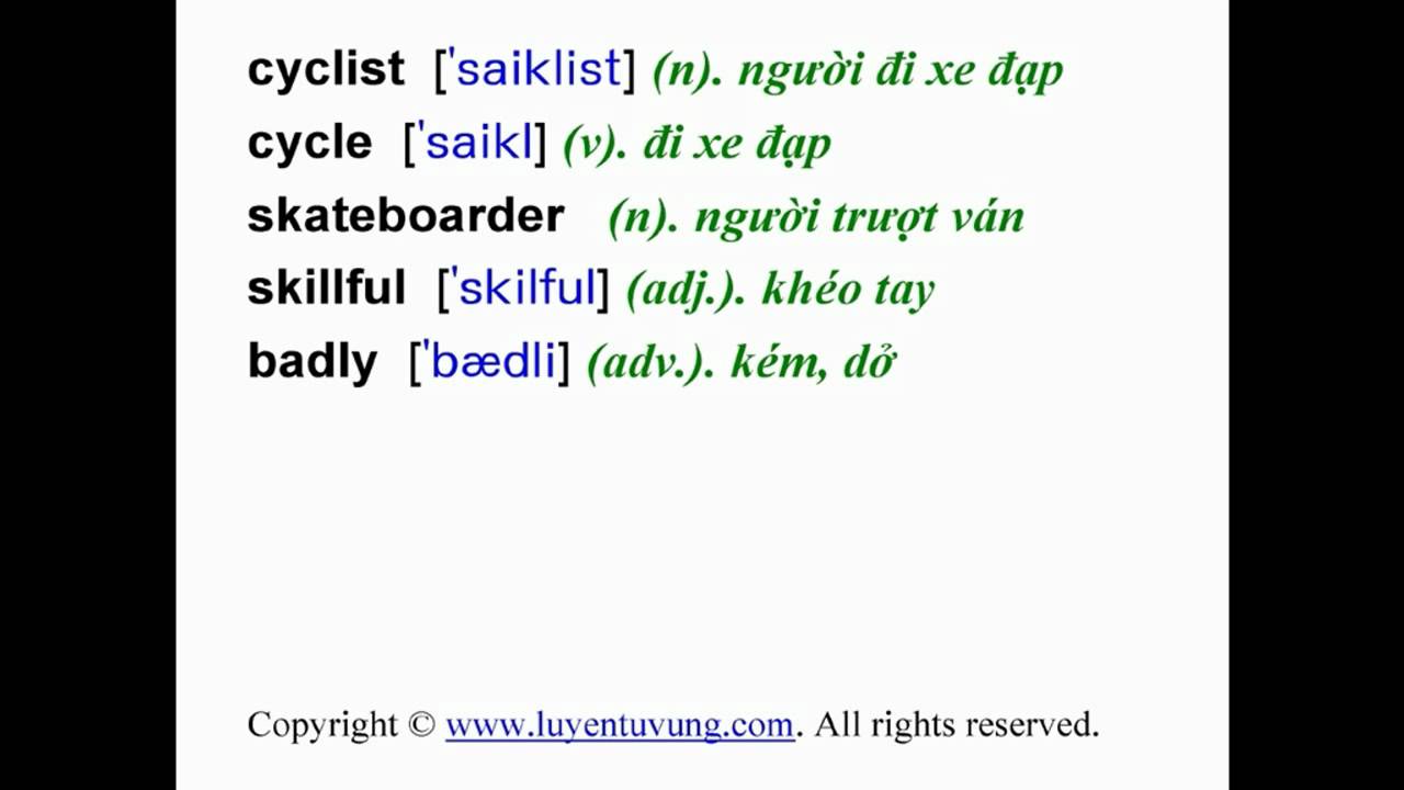 'Video thumbnail for Learn English Vocabulary - Grade 7 - Unit 13 - Lesson 01'
