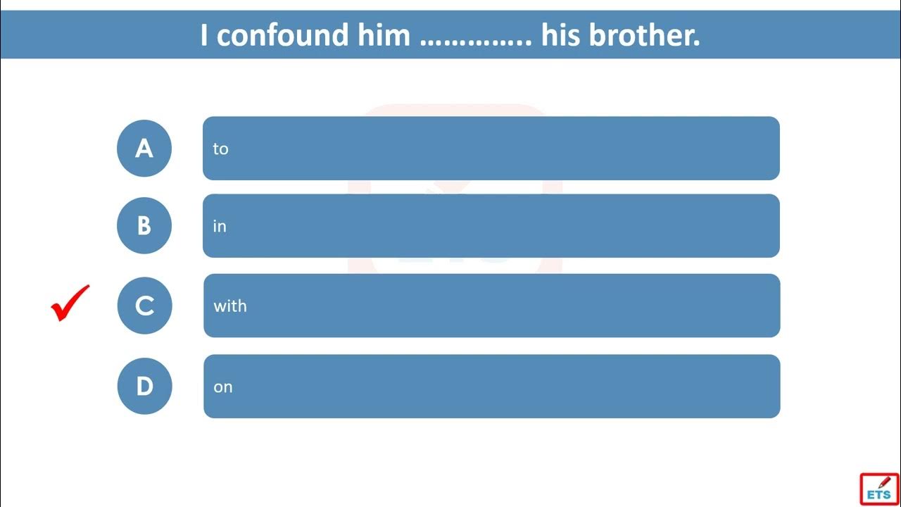 'Video thumbnail for English Prepositions Quiz 56'