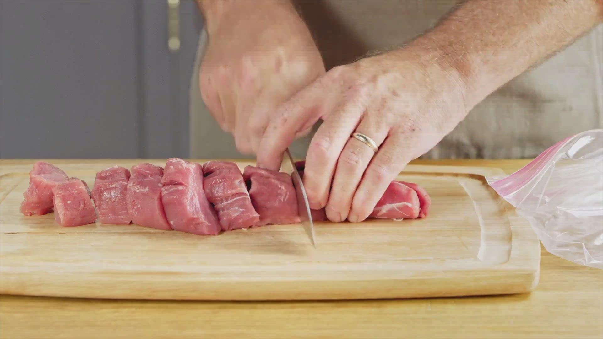 'Video thumbnail for Ají Verde Pork Skewers with Grilled Corn'
